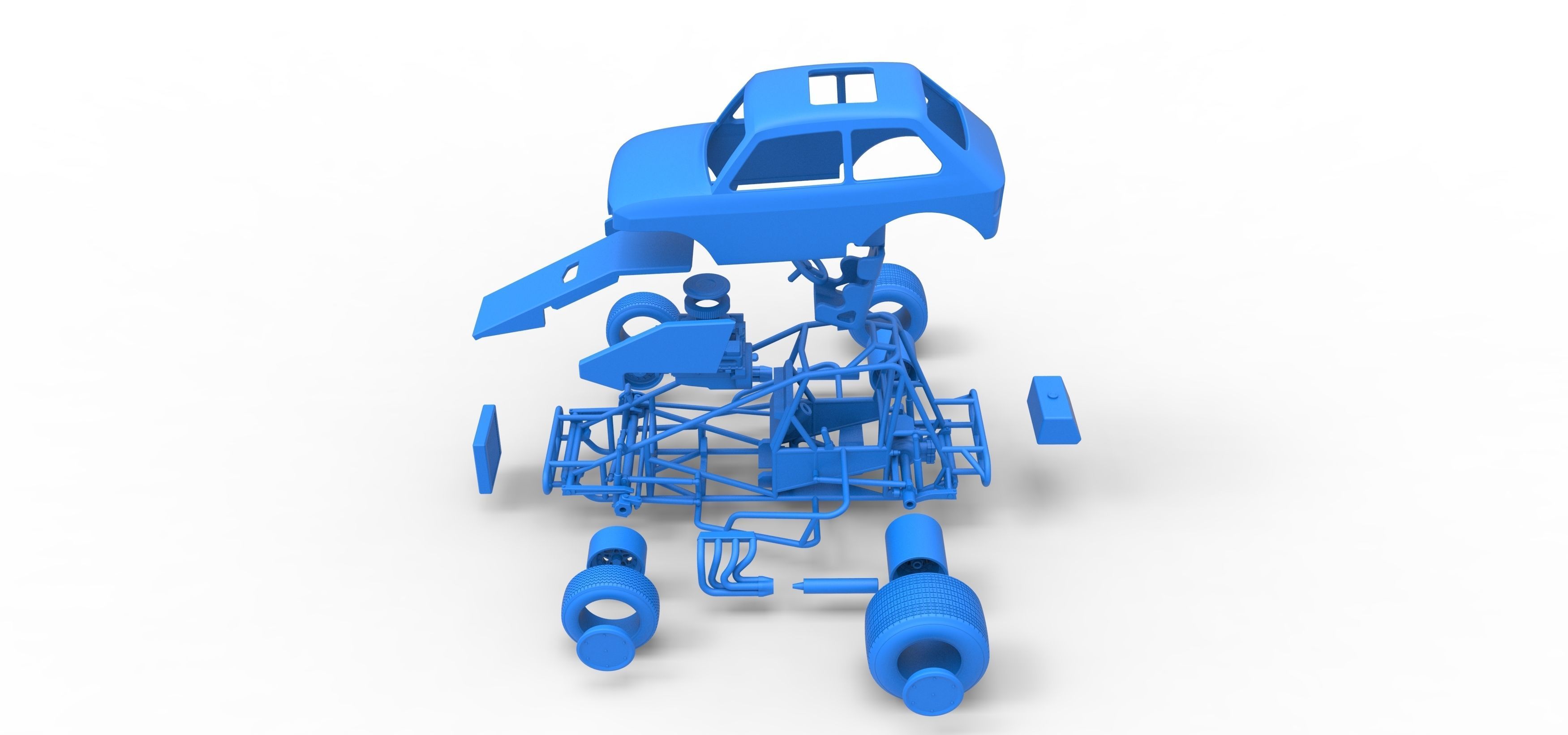 Super rod Version 2 Scale 1 to 25 3D print model_60