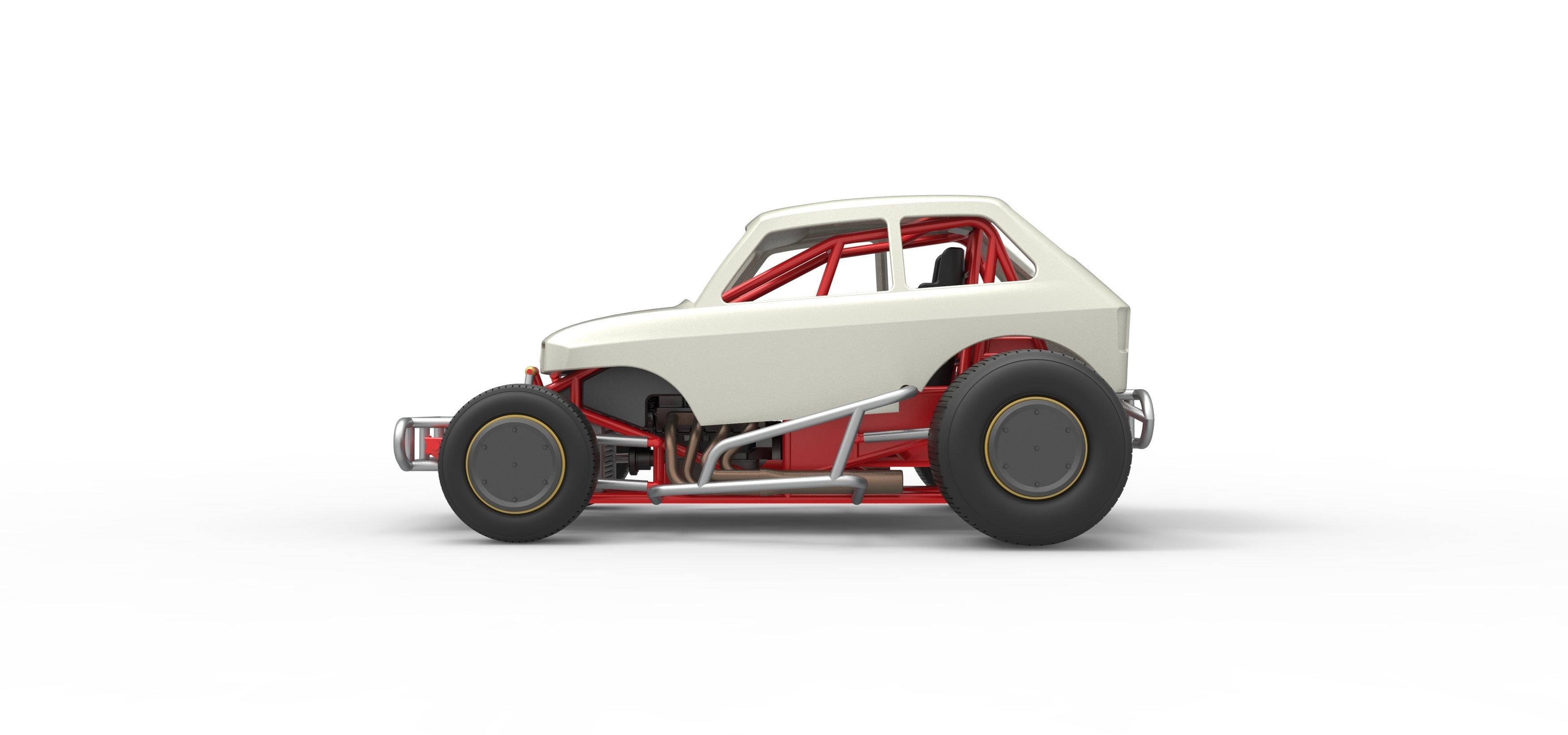 Super rod Version 2 Scale 1 to 25 3D print model_9