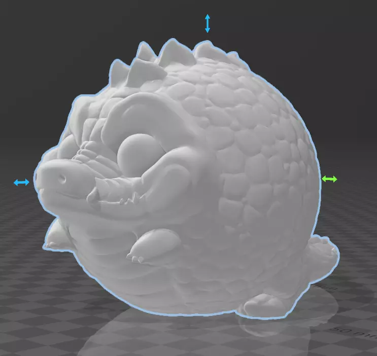 Chubby Croco Free 3D print model