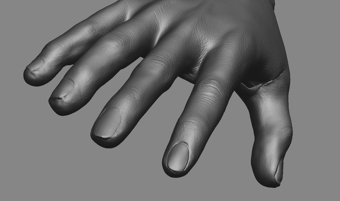 Man Body 3d Model with details  3D print model_5