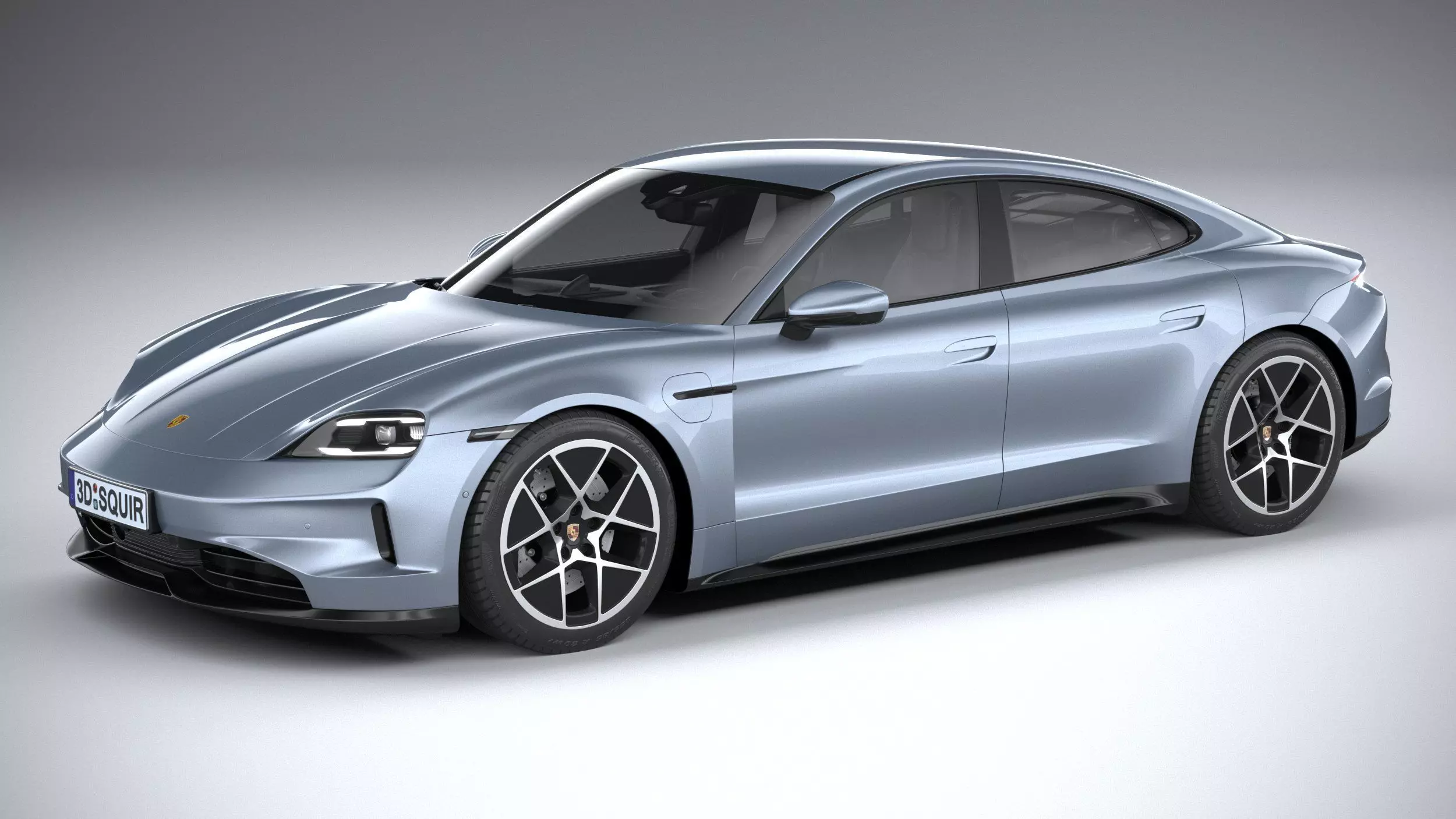 Porsche Taycan 2025 3D model
