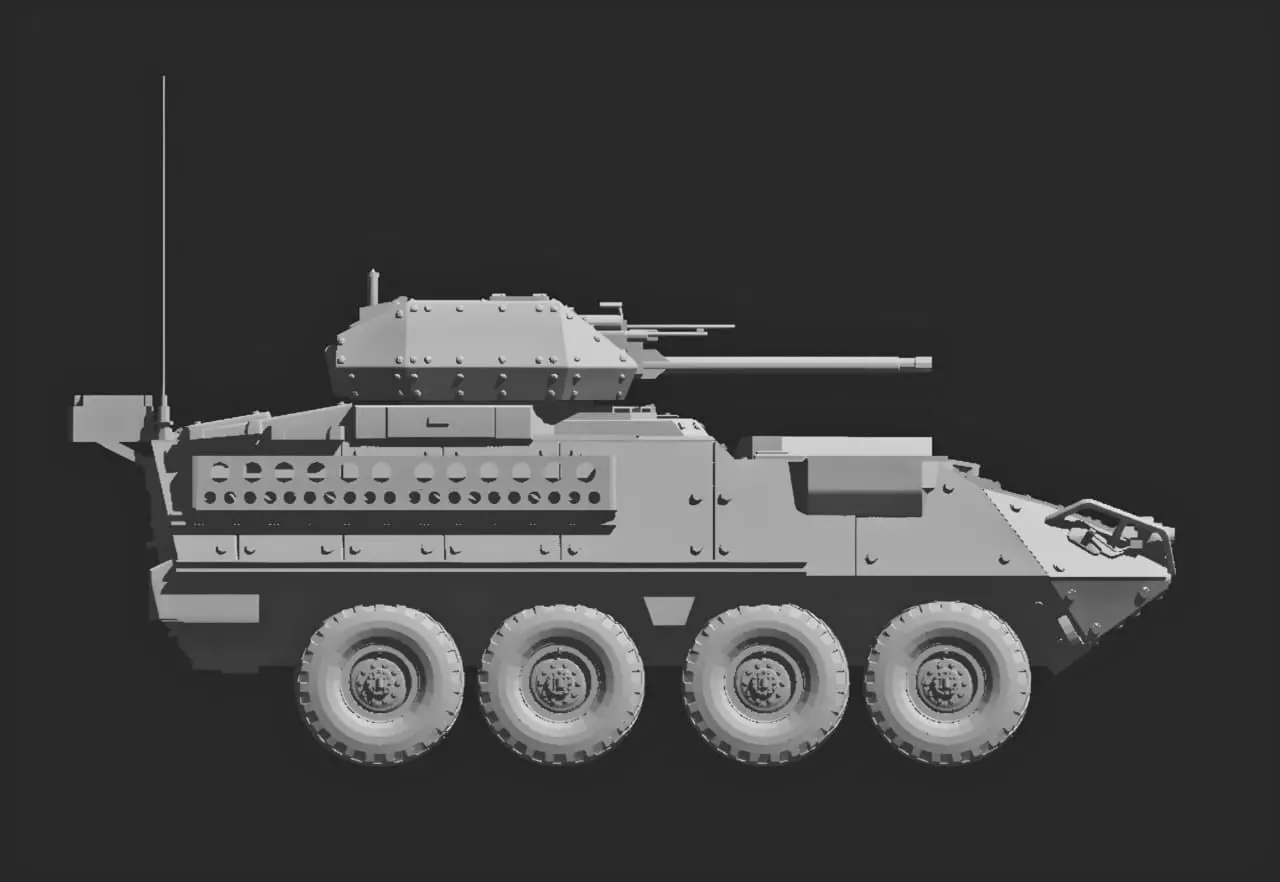 STRYKER DRAGOON 8X8 IFV 3D print model
