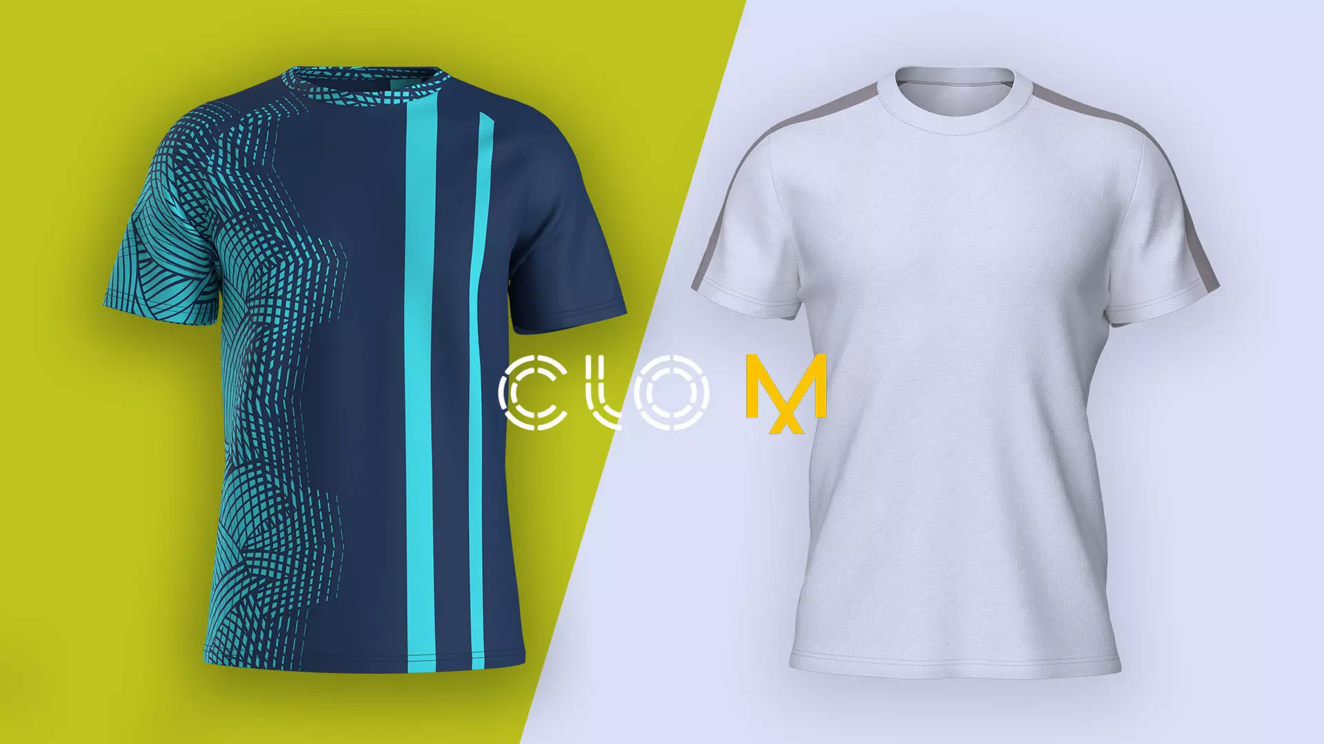 Two Jersey Design With Round Neck Short Sleeve CLO File 3D Model Collection_0