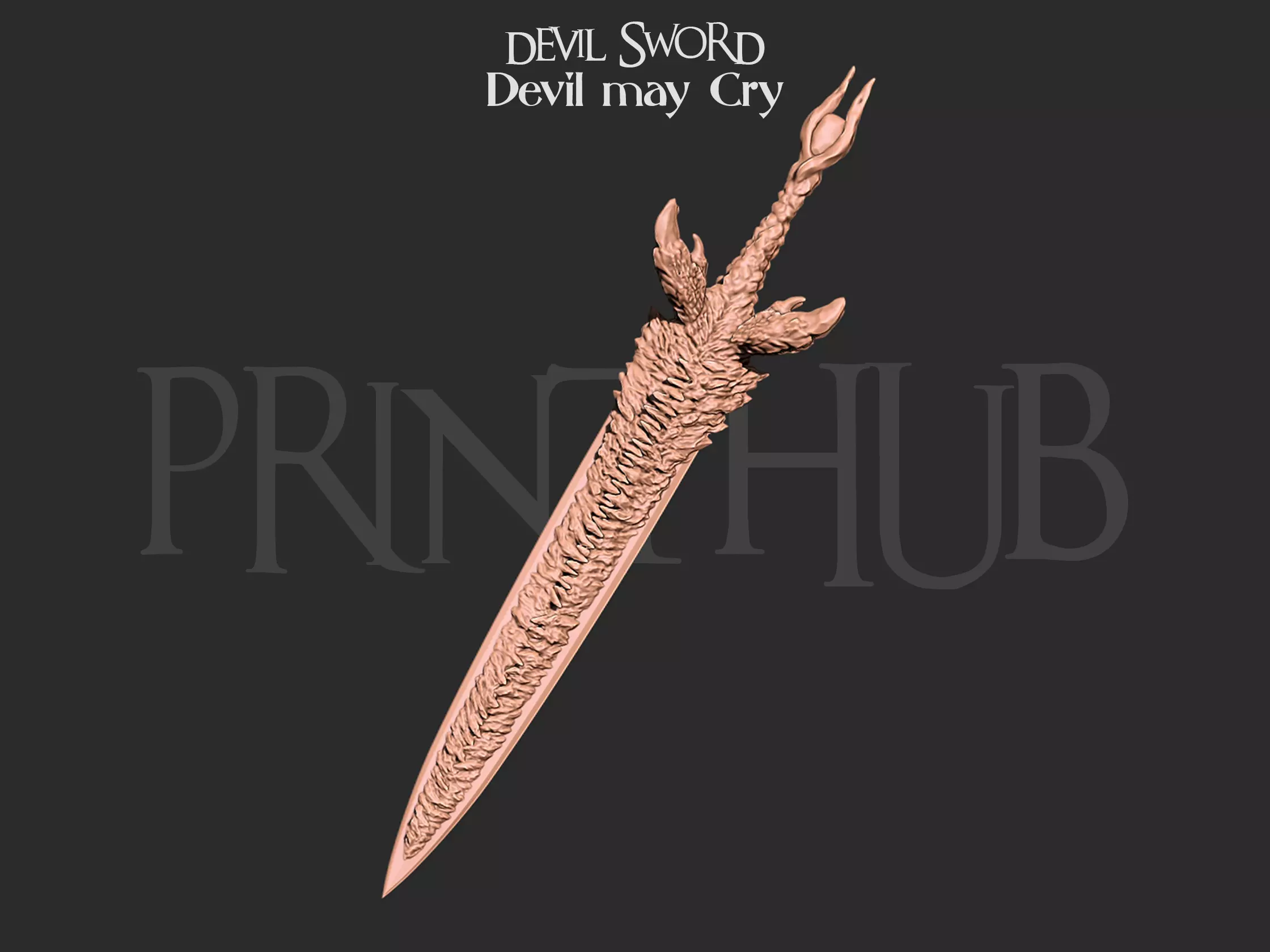 Devil Sword From Devil May Cry 3D print model_0