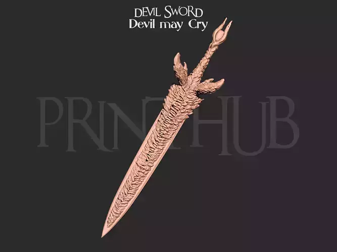 Devil Sword From Devil May Cry 3D print model