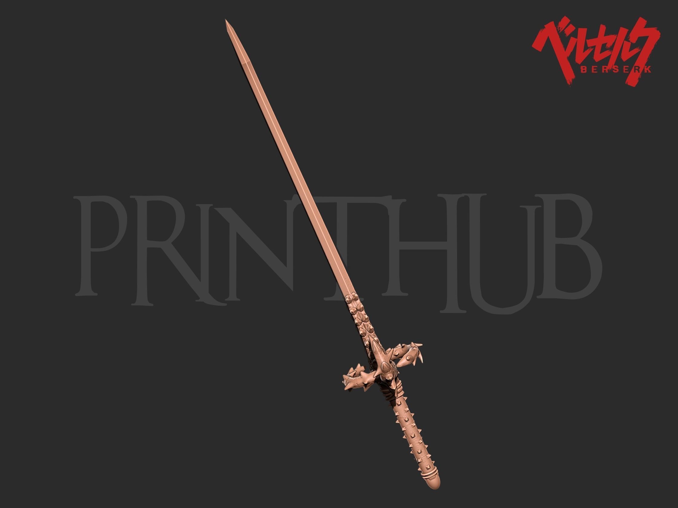 Skull Knight with the Sword of Thorns from Berserk 3D print model_1