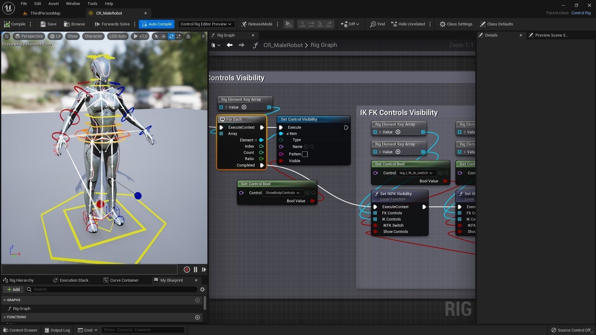Sci-Fi Female Low-poly 3D model_14