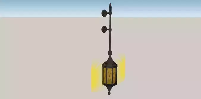 hanging outdoor wall light