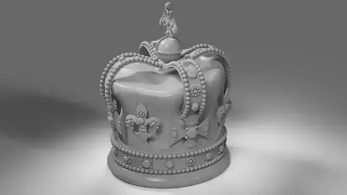St Edwards Crown The Crown Jewels 3D print model