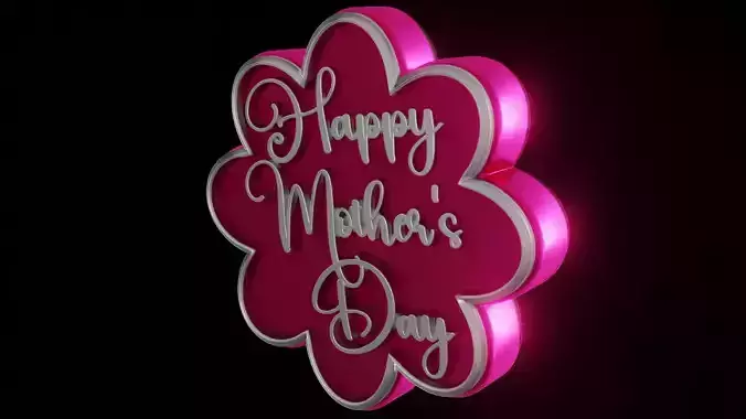 Floral Felicity-3D Happy Mothers Day Text Animation