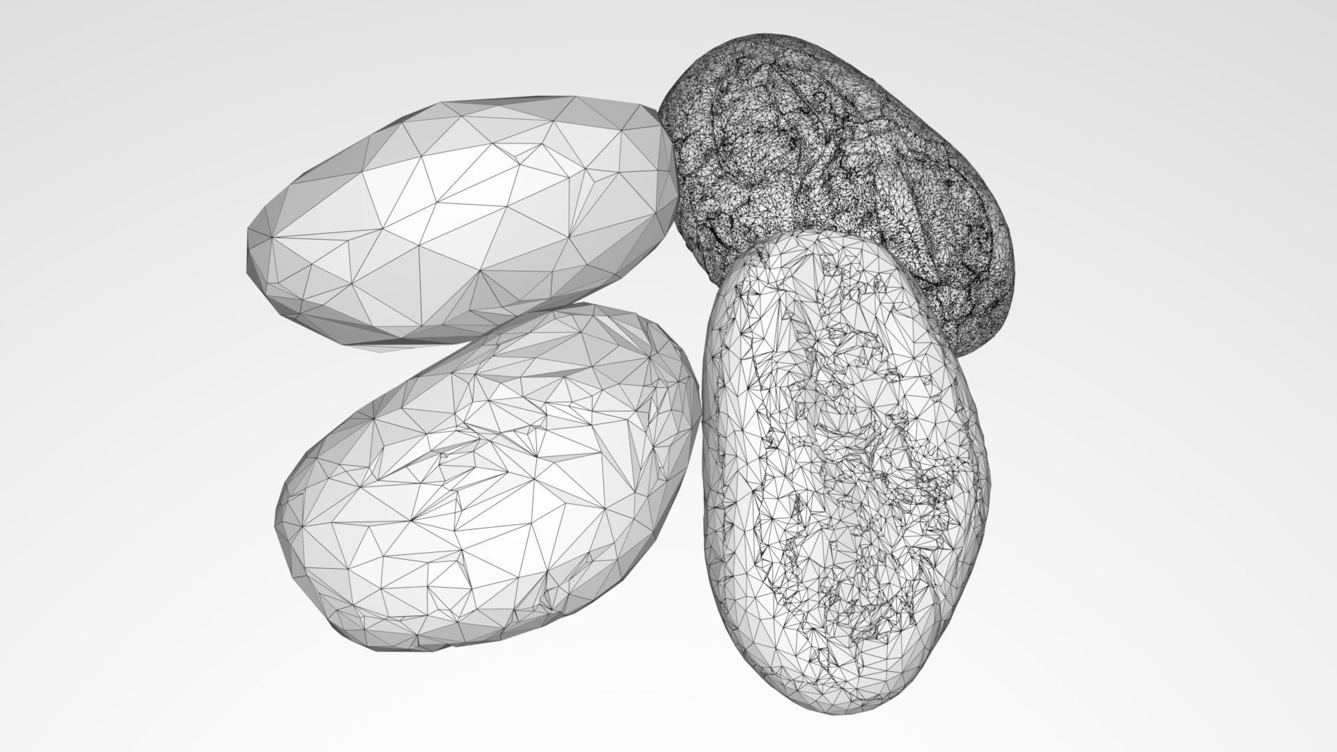 Bread Loaf Low-poly 3D model_4