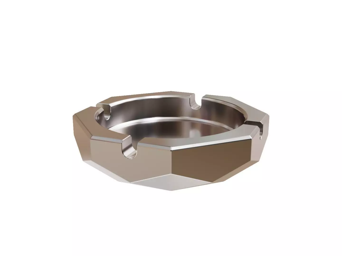 Geometric Design Ashtray Free low-poly 3D model