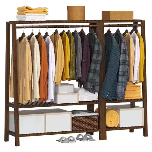 Hanger in a clothing store