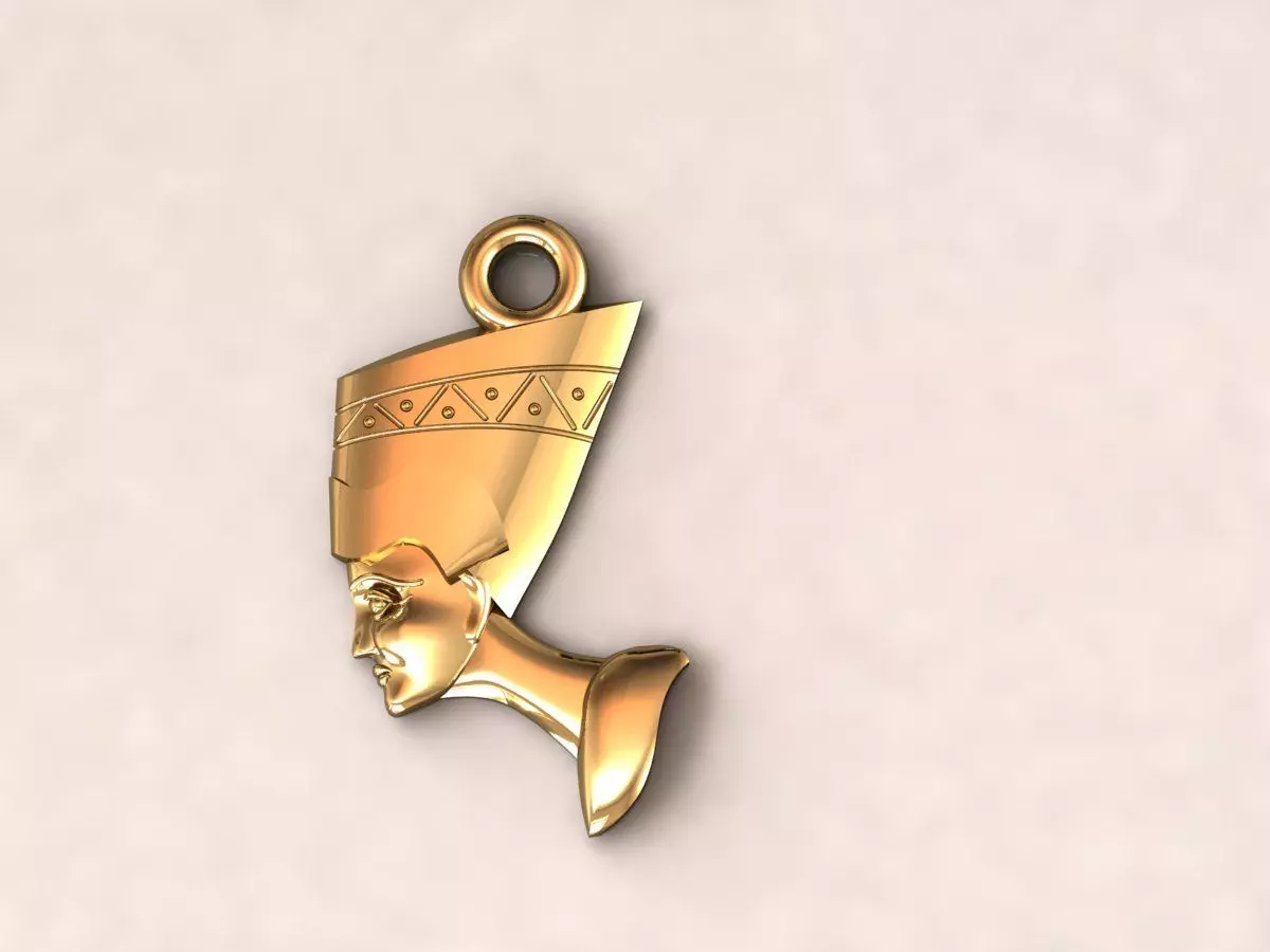 Cleopatra pendant 4 3D print model