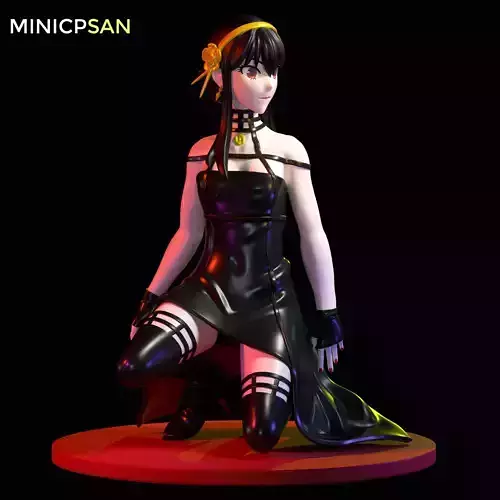  Yor Forger Assassin Outfit - Spy x Family Anime Figure 