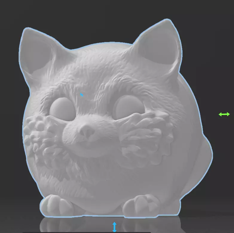 Chubby Fox Free 3D print model