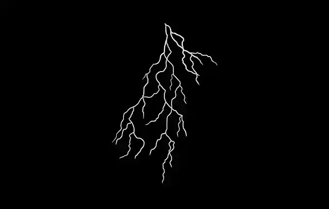 Thunderstorm crack 3D model