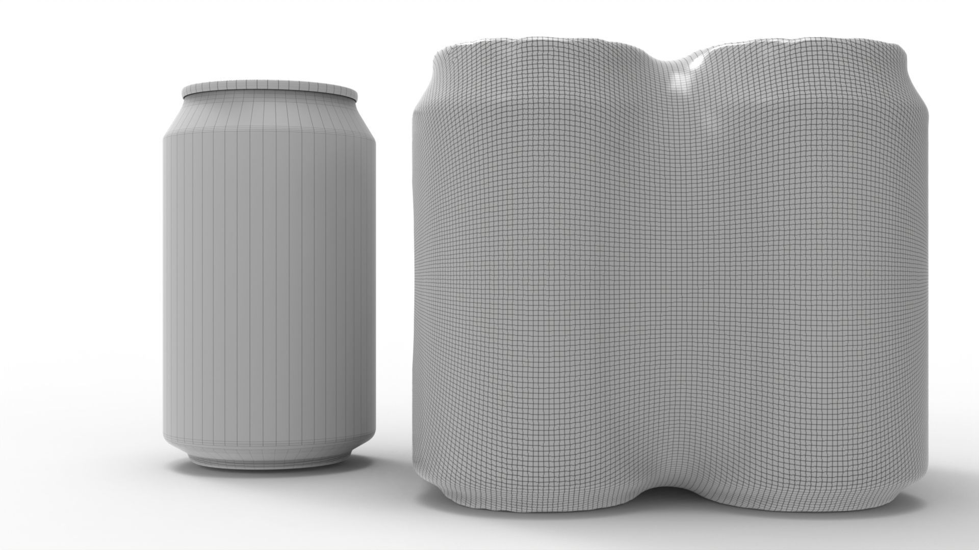 Four pack packaging beverage soda cans 330ml Texture_5