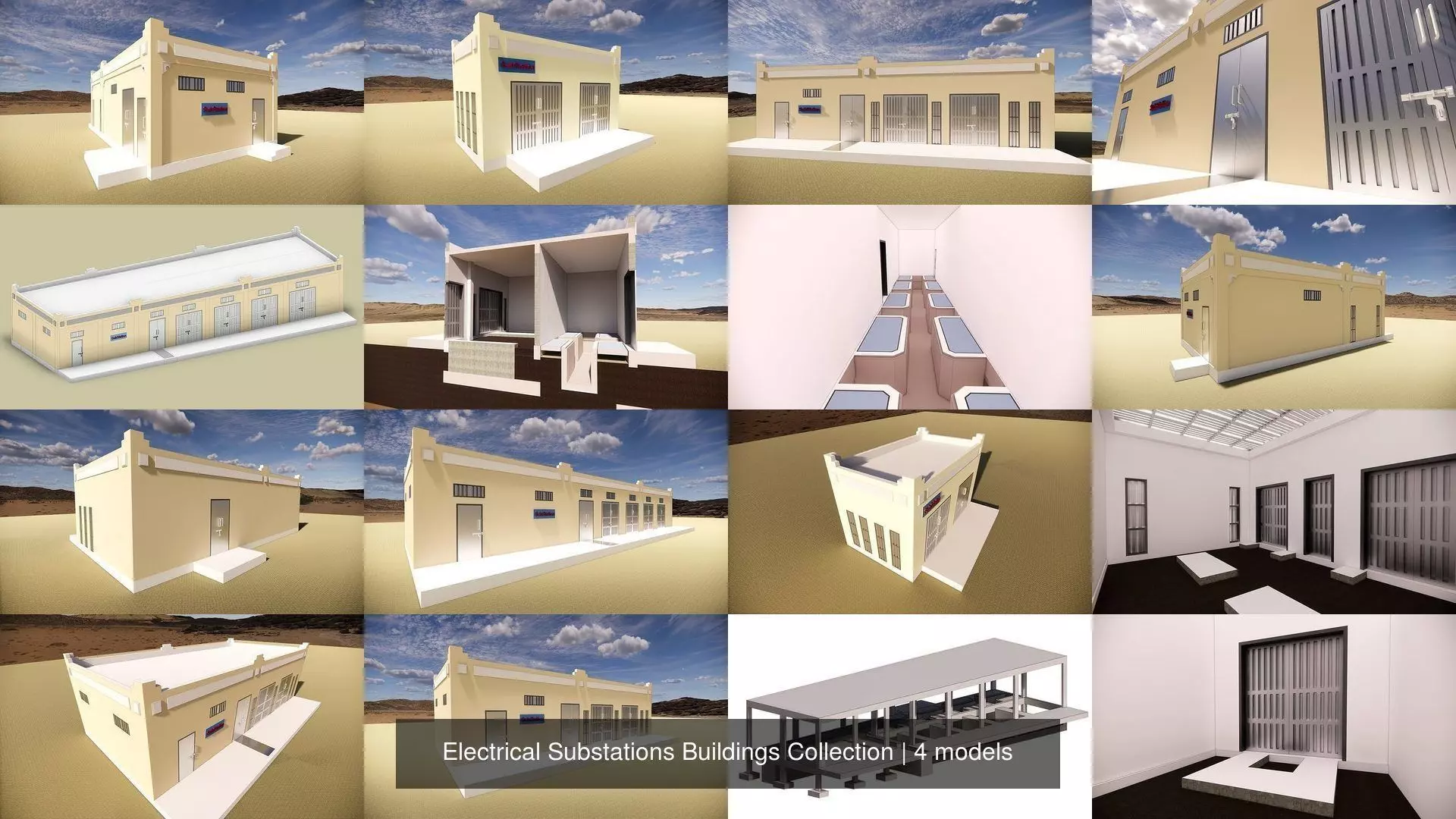 Electrical Substations Buildings Collection _0