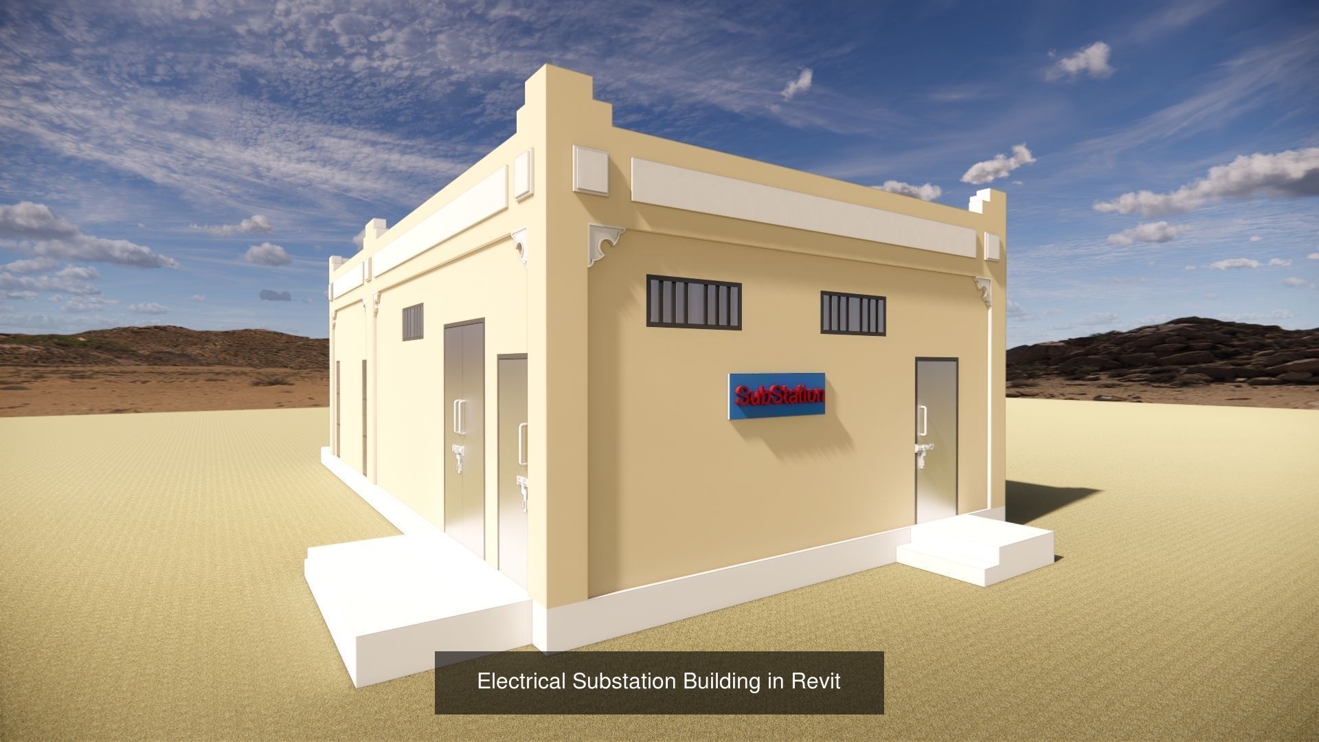 Electrical Substations Buildings Collection _3