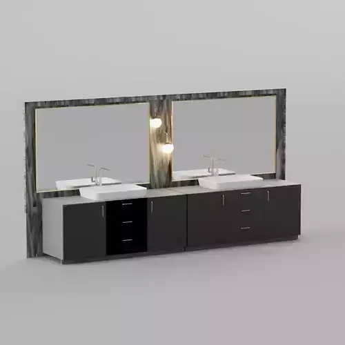 The Opulent Double Sink Vanity