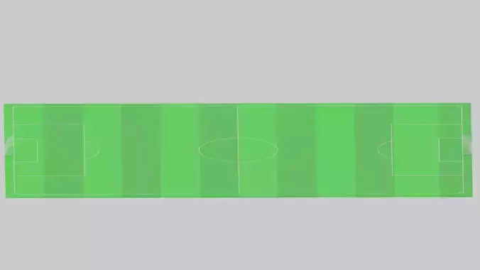 Football Soccer Field and Ball