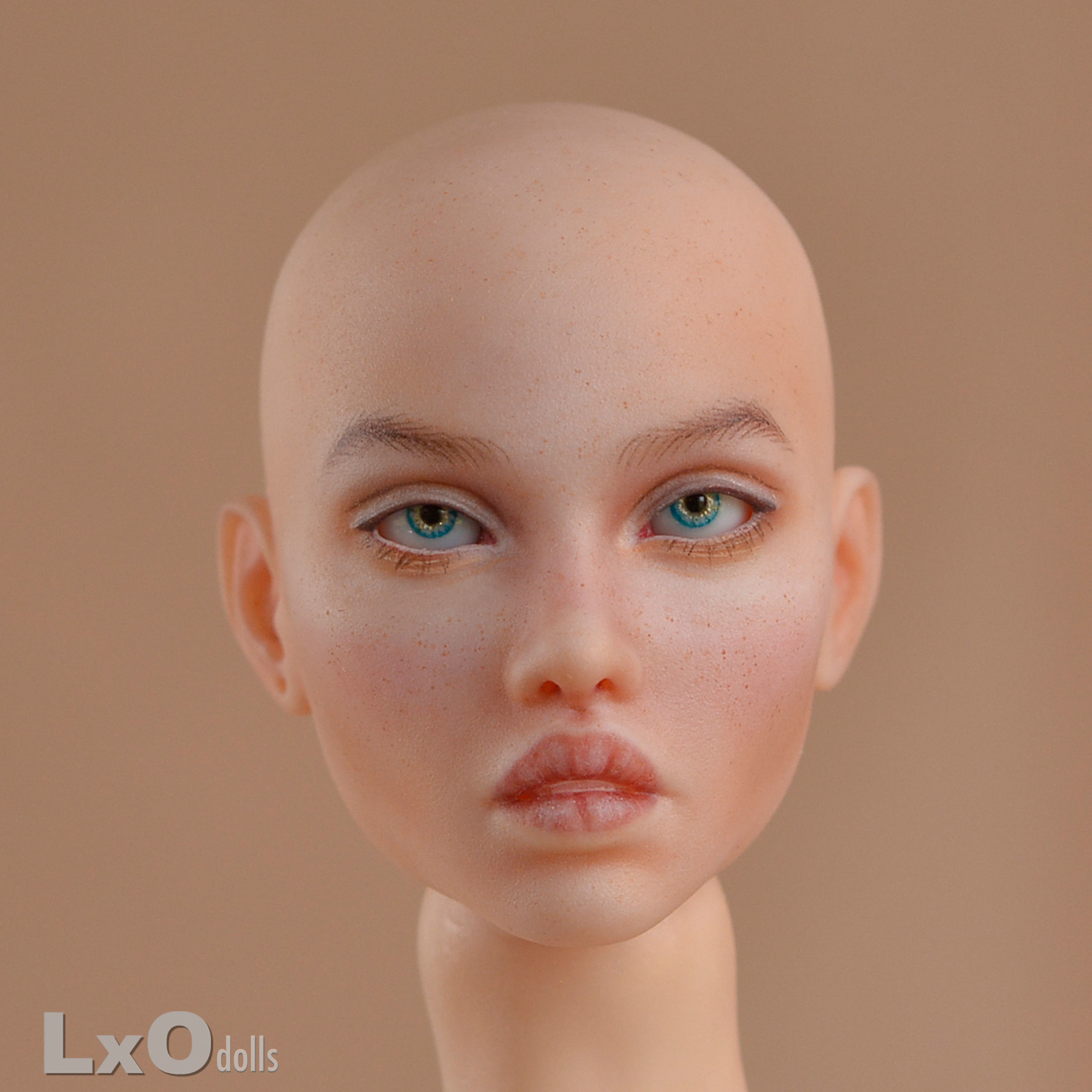 BJD doll Head Female Character Teenager 3D print - COLLETTE 3D print model_6