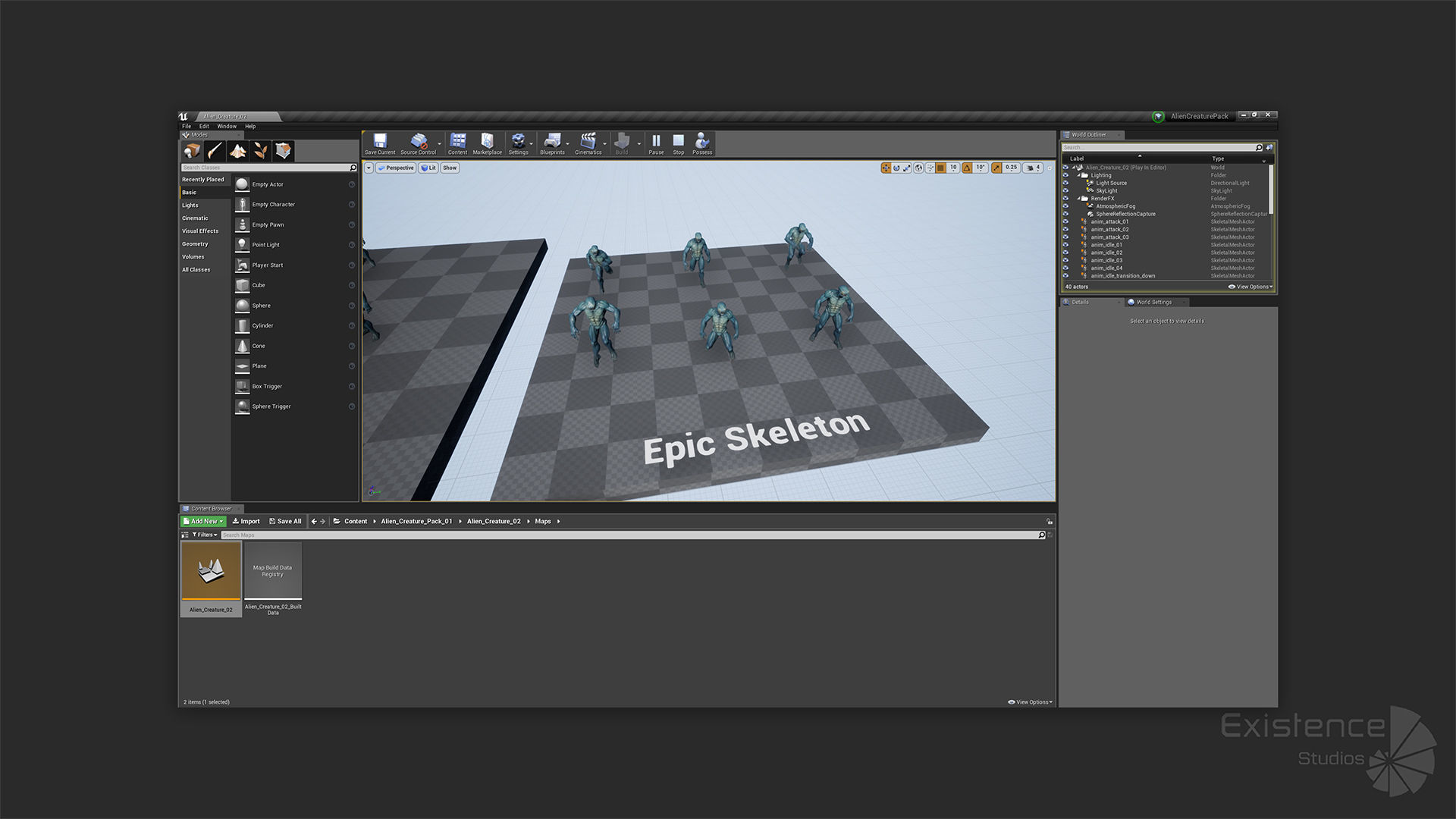 Alien Creature Pack 01 - Stylized Monsters - Fantasy UFO - 41 3D Model Collection_17