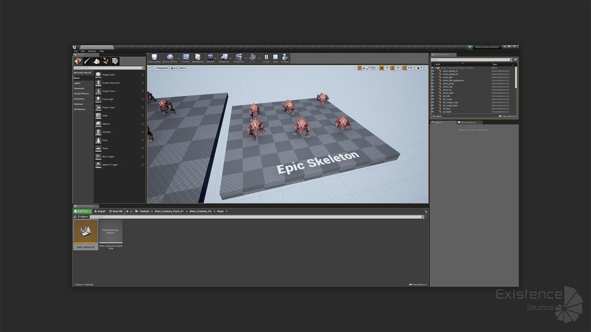 Alien Creature Pack 01 - Stylized Monsters - Fantasy UFO - 41 3D Model Collection_15