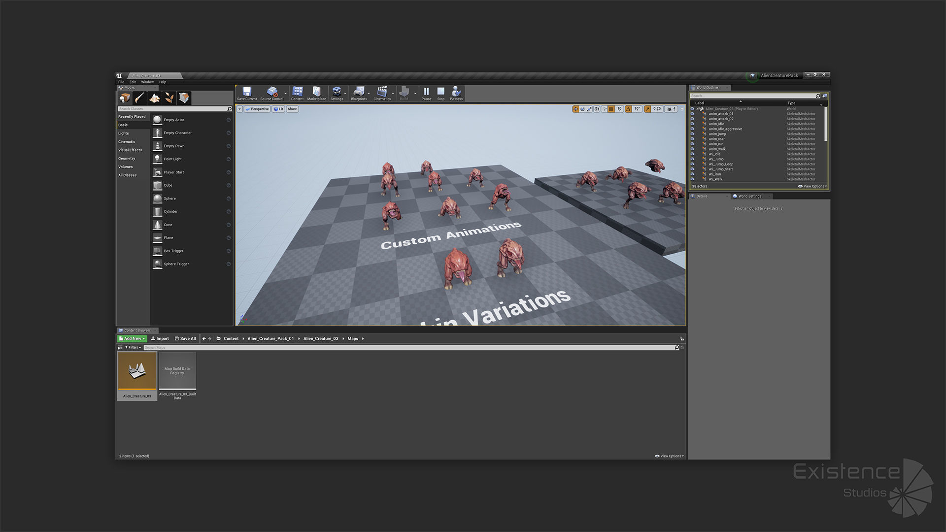 Alien Creature Pack 01 - Stylized Monsters - Fantasy UFO - 41 3D Model Collection_18