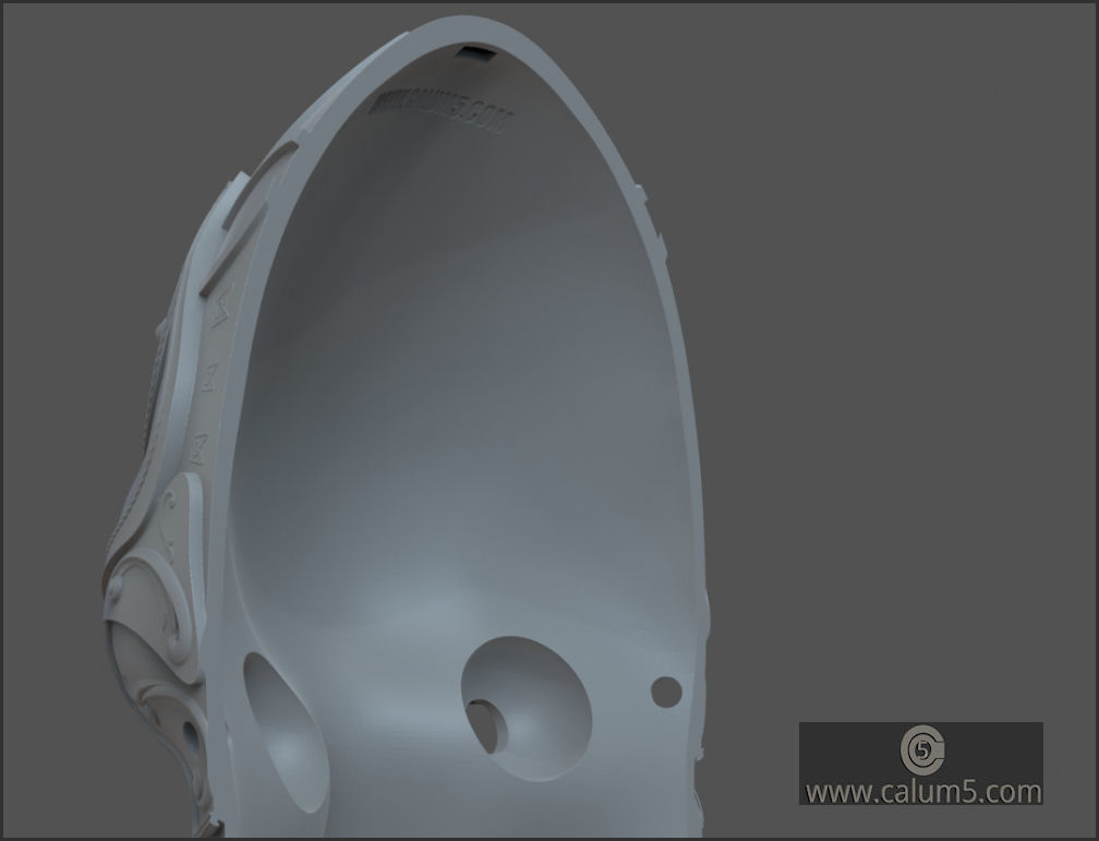 ATHENA WALL MASK 3D print model_18