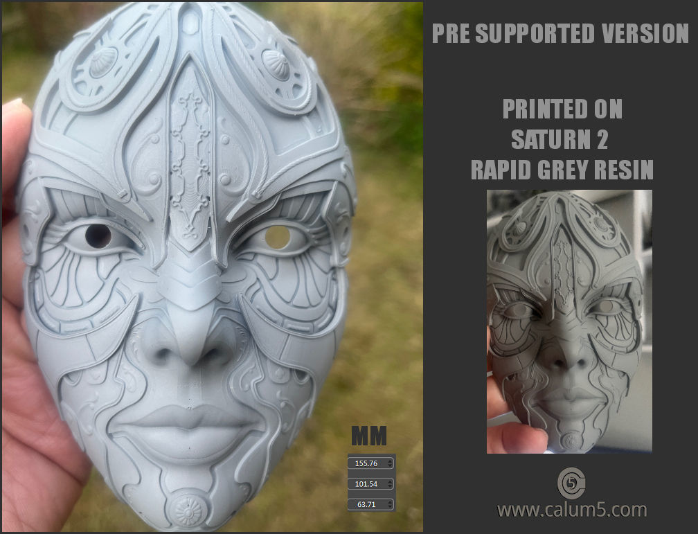ATHENA WALL MASK 3D print model_3