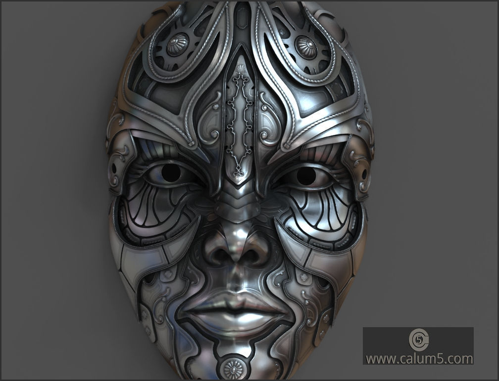 ATHENA WALL MASK 3D print model_16