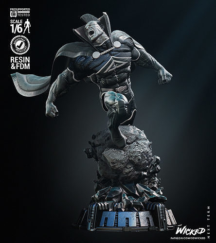 Wicked Marvel Gladiator Sculpture Tested for 3D printing 3D print model