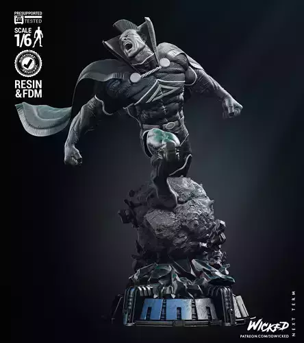 Wicked Marvel Gladiator Sculpture Tested for 3D printing