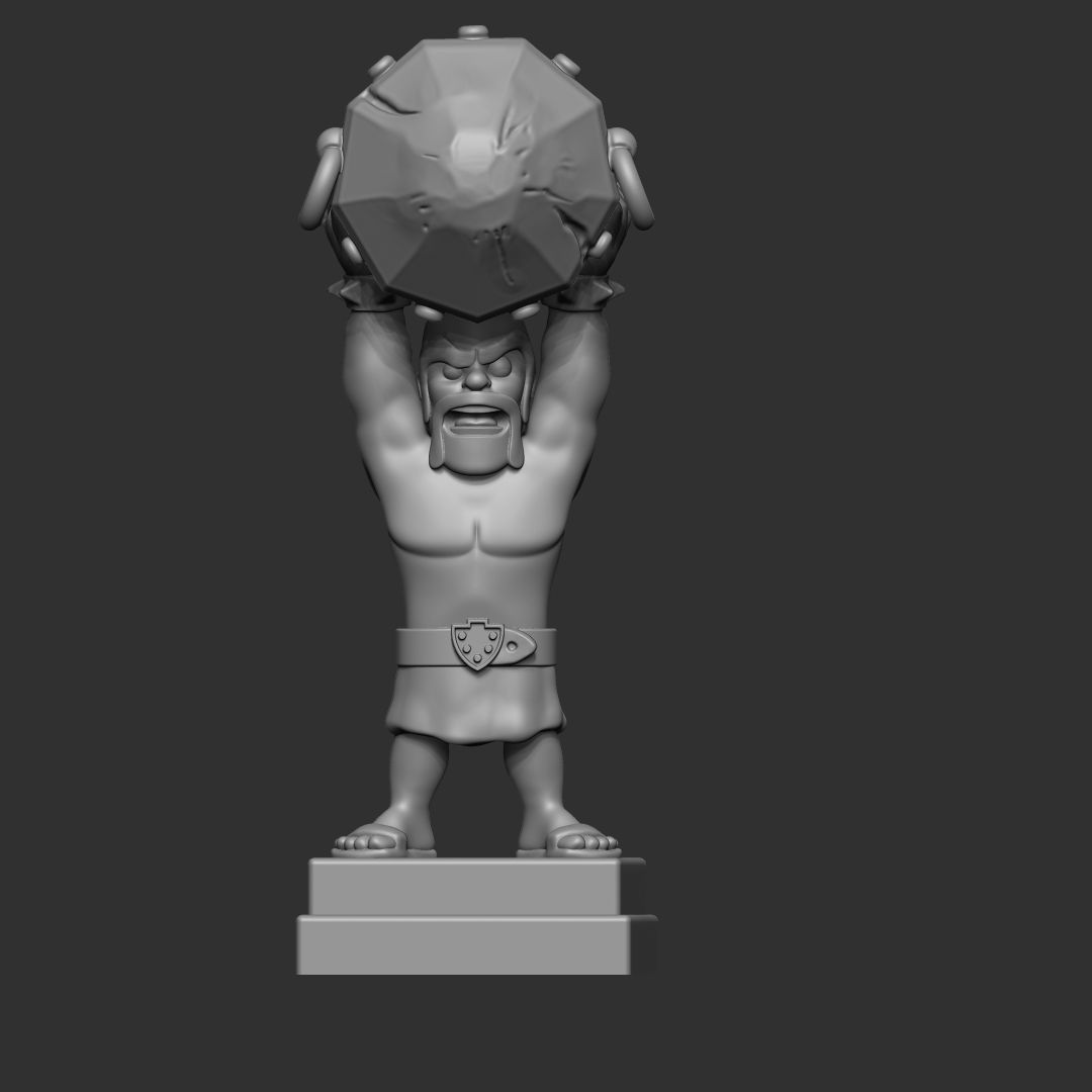 Ariete Clash Royale 3d Model 3D print model_4