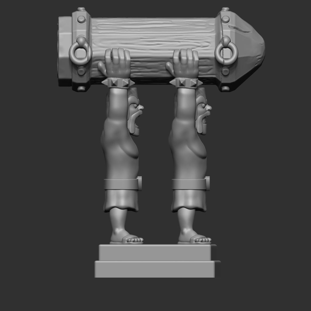 Ariete Clash Royale 3d Model 3D print model_2