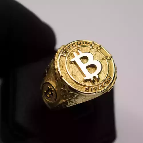 Bitcoin ring for men