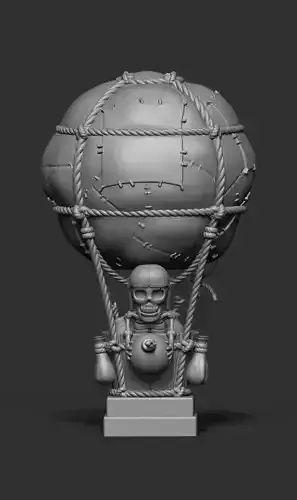 balloon skeleton clash royale 3d model