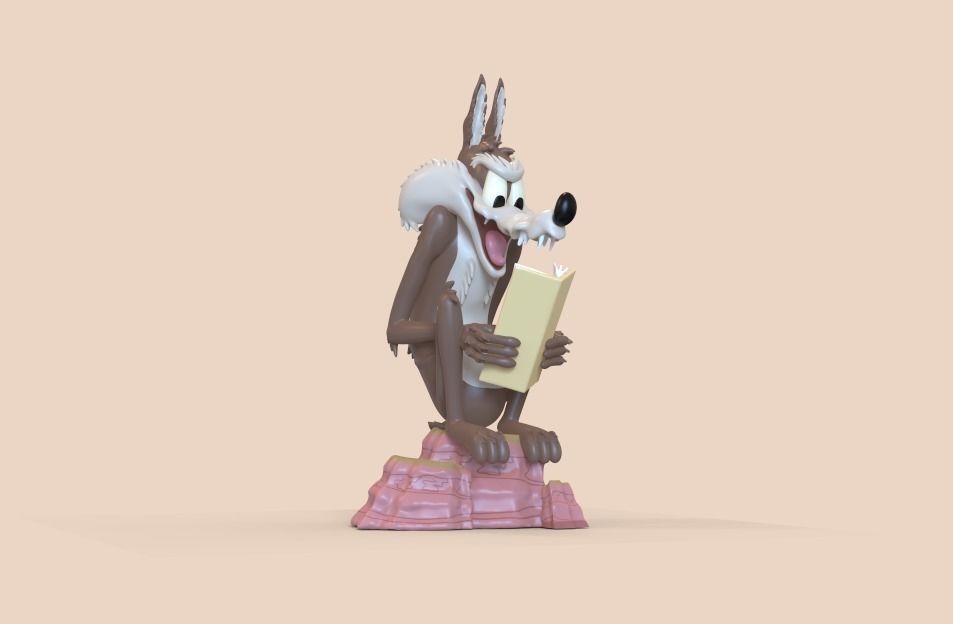 WILE E COYOTE ACME BOOK - PARTS AND COMPLETE  3D print model_2