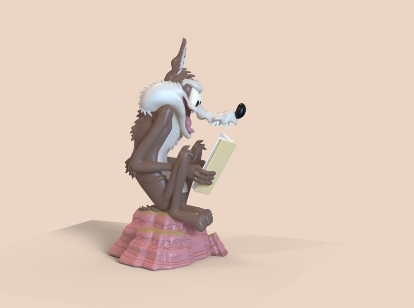 WILE E COYOTE ACME BOOK - PARTS AND COMPLETE  3D print model_3