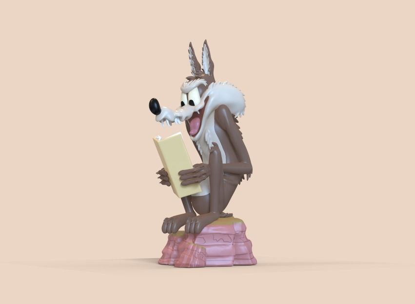 WILE E COYOTE ACME BOOK - PARTS AND COMPLETE  3D print model_1