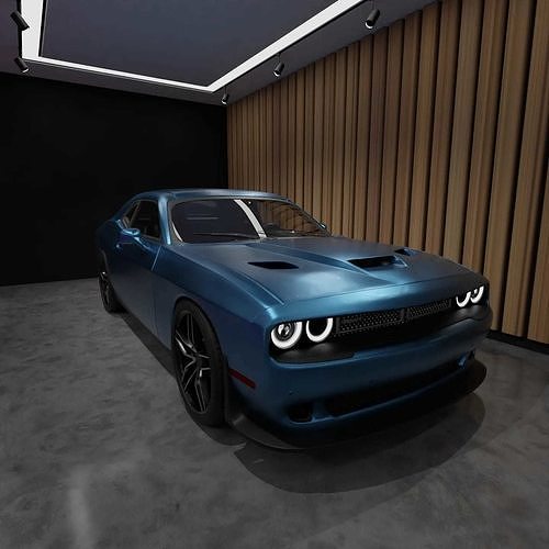 dodge challenger 2015 3D model