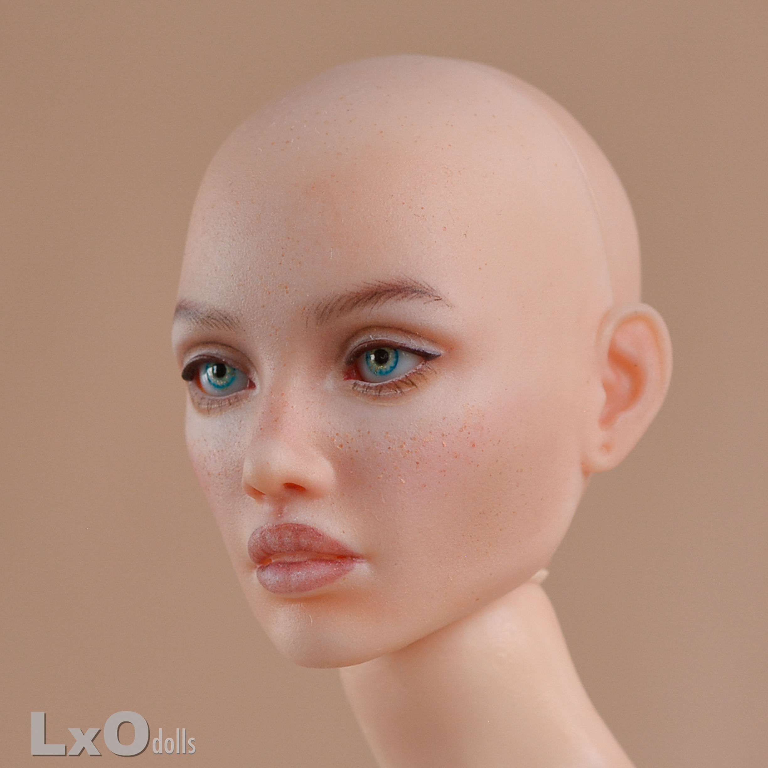 BJD doll Head Female Character Teenager 3D print - BAILEY 3D print model_8