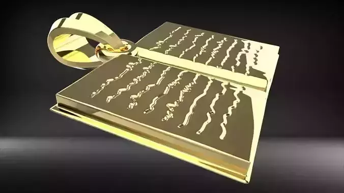 Book pendant Necklace Charm Jewelry