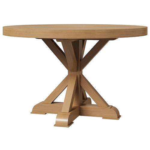Atelier Demurge collection Normandy round dining table 3D model