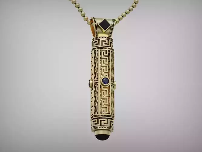 Meandros tube Pendant