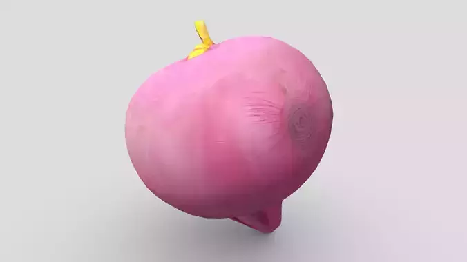 Beetroot Low-poly 3D model