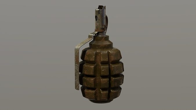 F1 Fragmentation Grenade 3D model
