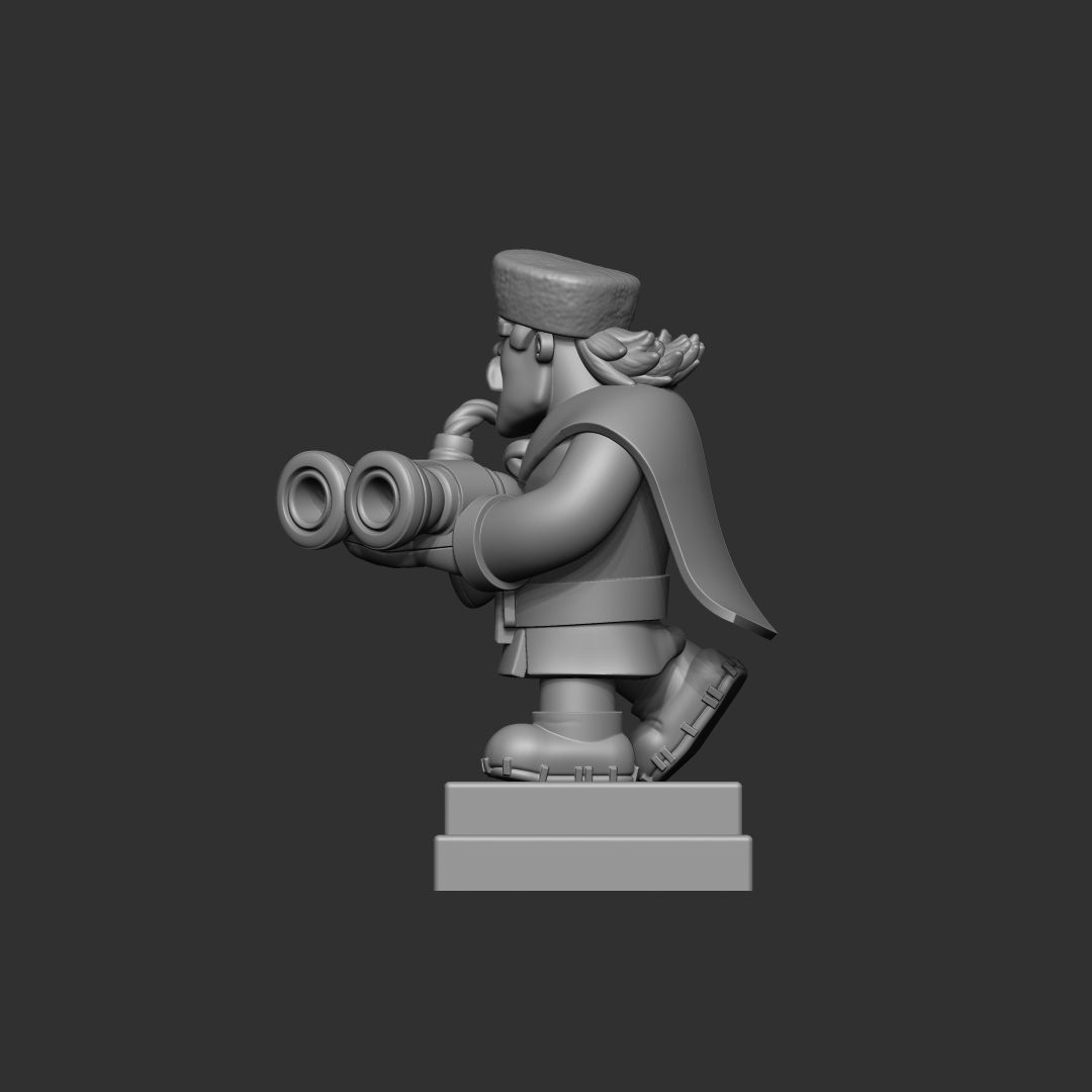Hunter clash royale 3d model 3D print model_2